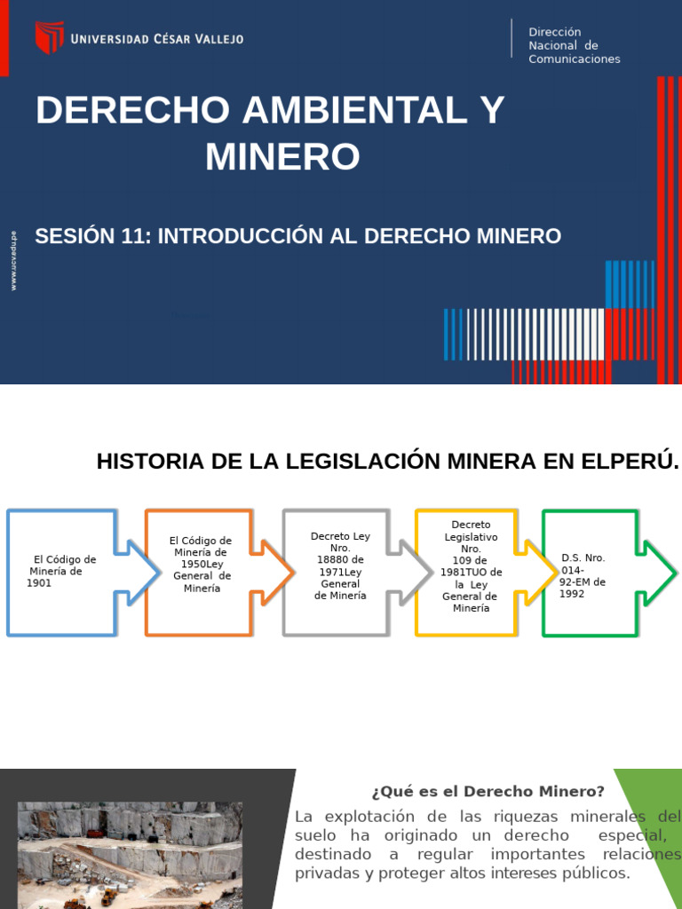 Curso de Legislación Minera en Perú | PDF | Minería | Propiedad