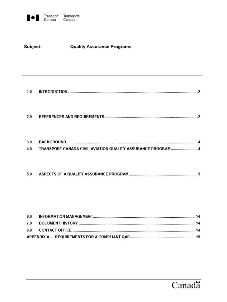Quality Assurance Programs Guide | PDF | Quality Assurance | Audit