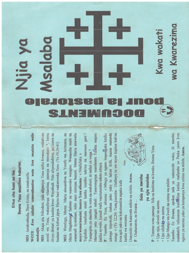Njia Ya Msalaba | PDF