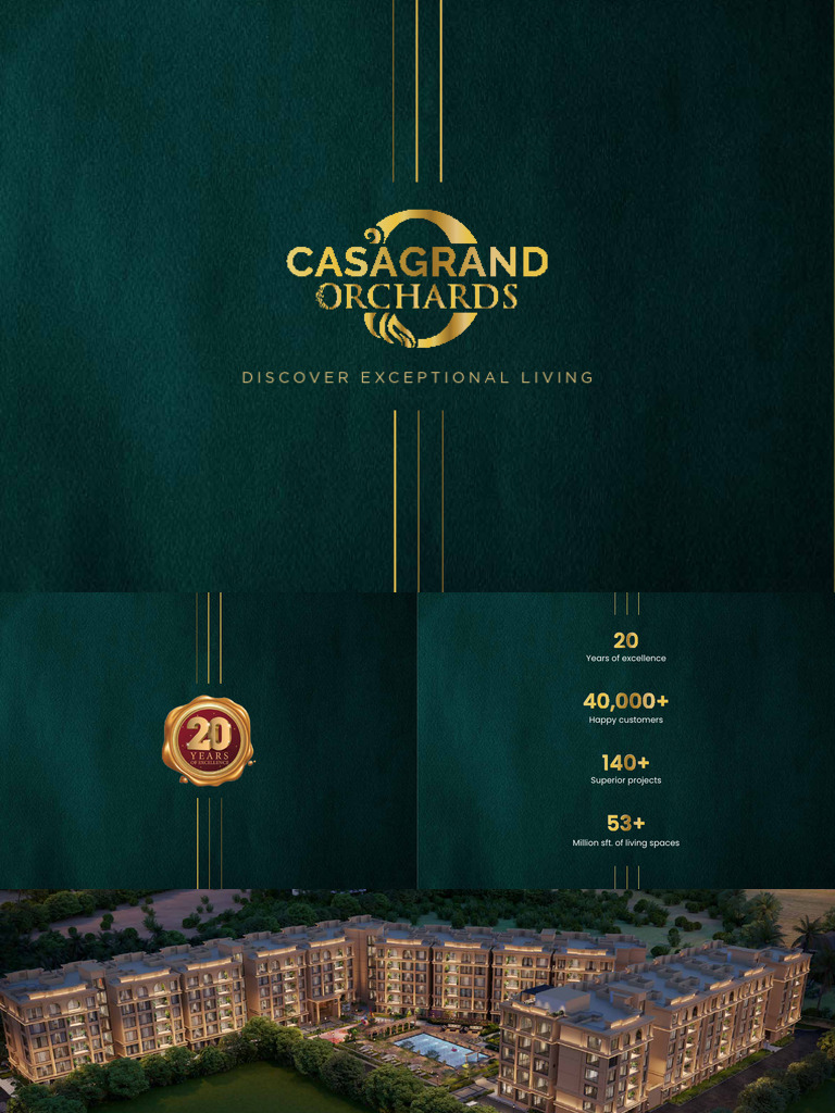 Casagrand Orchards: Luxury Living in Coimbatore | PDF | Apartment ...