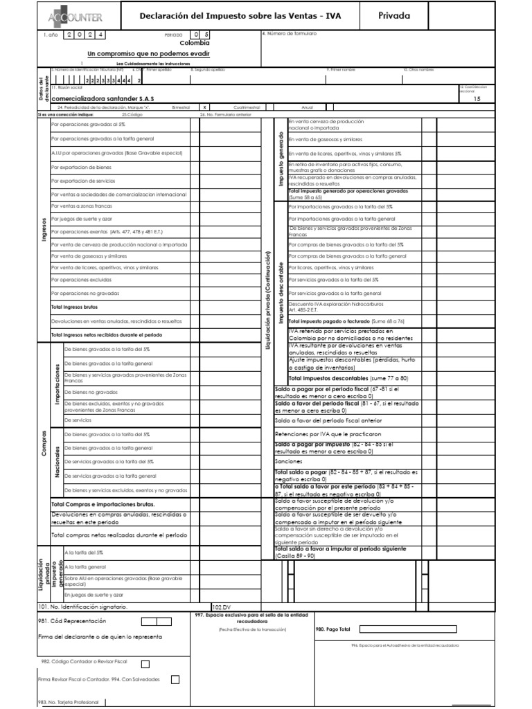 Declaración de IVA: Guía y Formulario | PDF | Economias | Impuestos