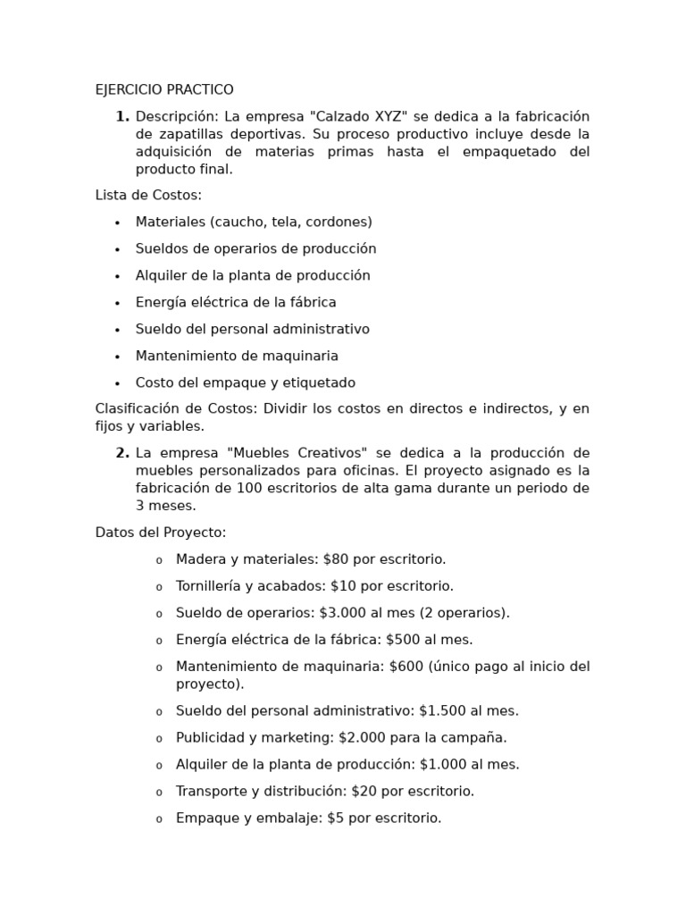 Análisis de Costos y Rentabilidad Empresarial | PDF | Economias