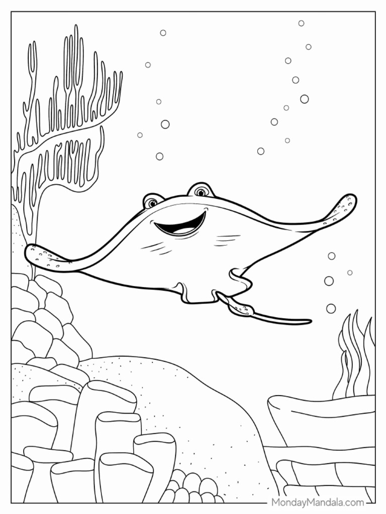 MR Ray Stingray From Finding Nemo | PDF