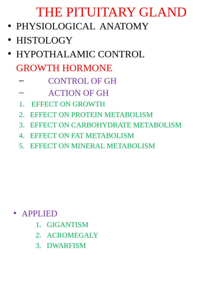 The Pituitary Gland | PDF