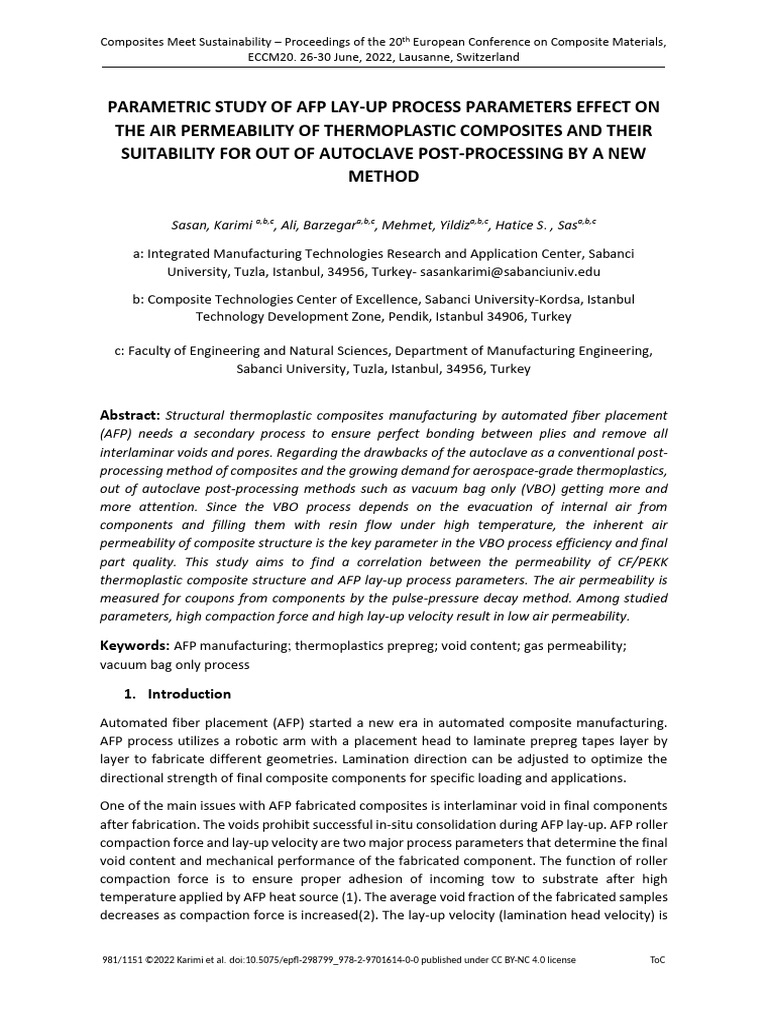 ECCM - Volume - B - Manufacturing Extract (993-1001) | PDF | Porosity ...