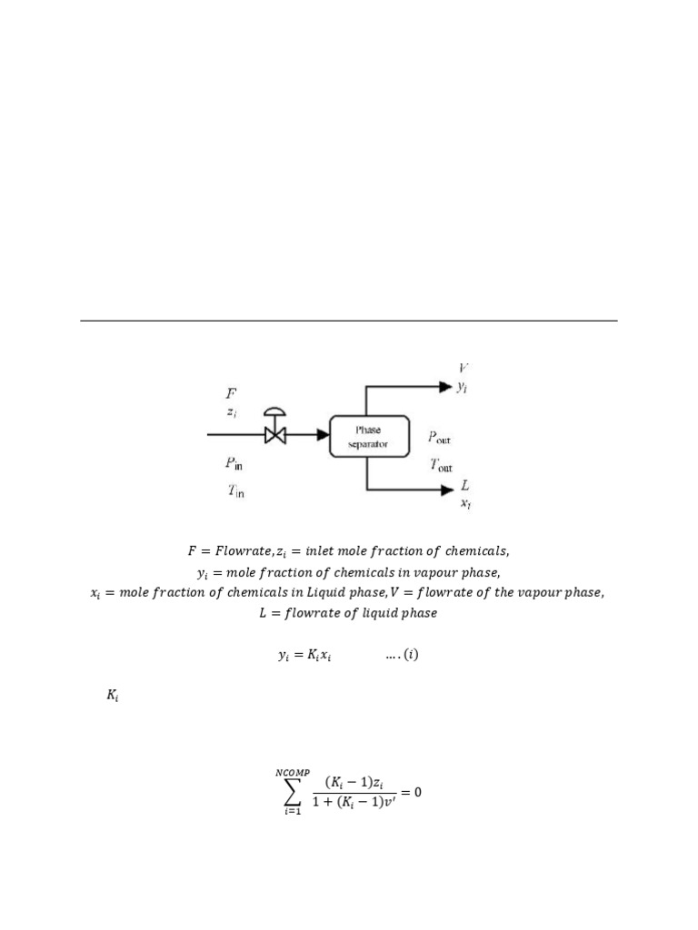 Isothermal Flash in Chemical Engineering | PDF | Chemistry | Chemical ...