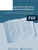 La documentación narrativa de experiencias pedagógicas