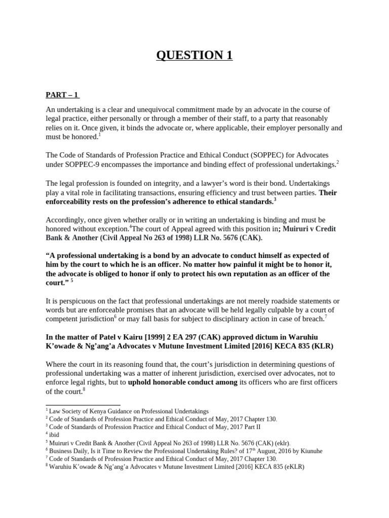 Pe - Project Work Answer Booklet | PDF | Estoppel | Fiduciary