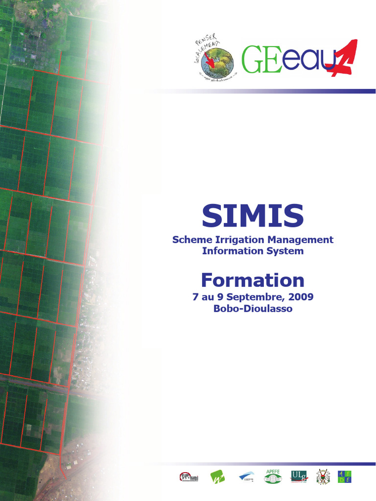 Formation SIMIS sur l'Irrigation 2009 | PDF | Irrigation | Sciences de ...