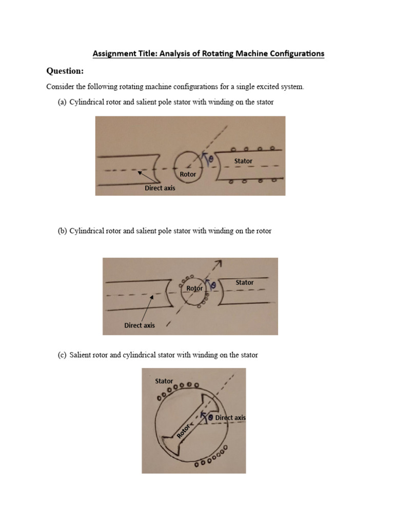 Electromechanical Machine Analysis | PDF