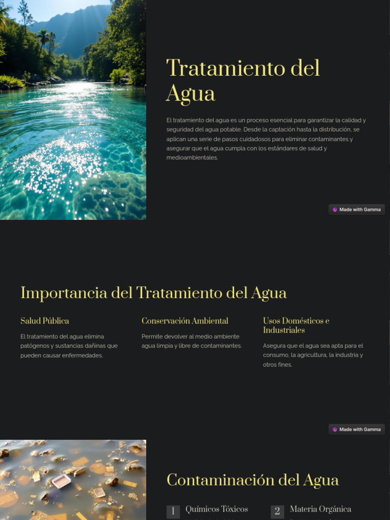 Tratamiento Del Agua | PDF | Agua | Tratamiento de aguas residuales