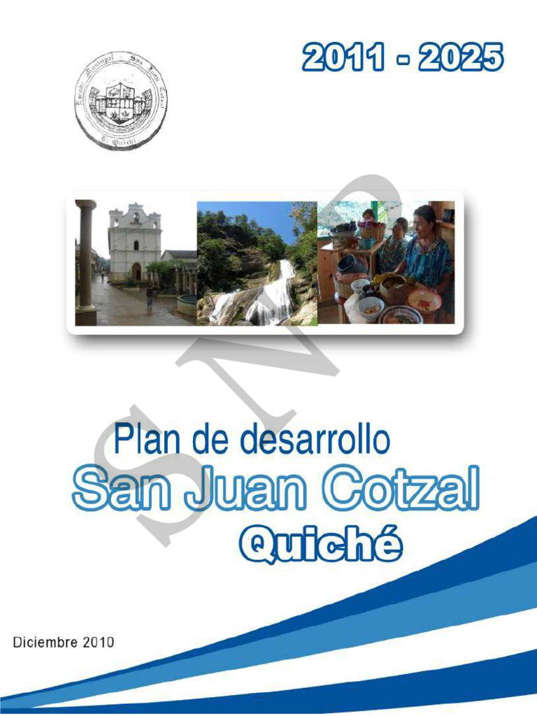 Plan de Desarrollo Municipal 2011-2025 | PDF | Planificación