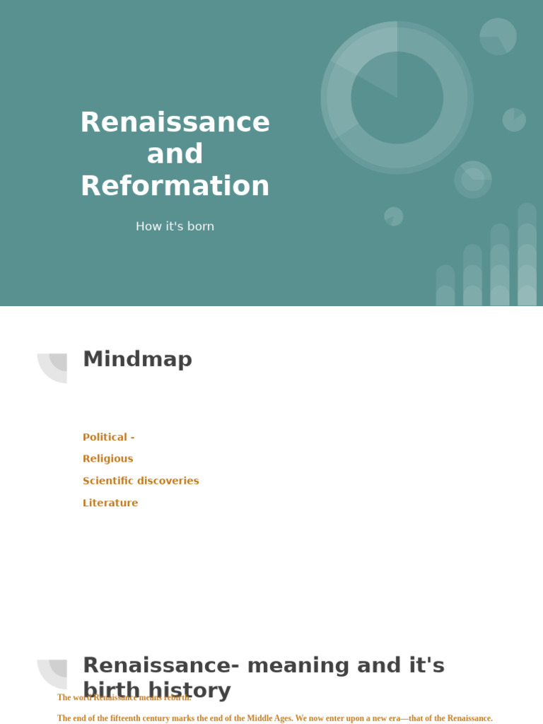 Renaissance and Reformation Overview | PDF | Sonnets | Renaissance