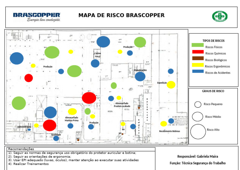Mapa de Risco em Construção | PDF | Segurança