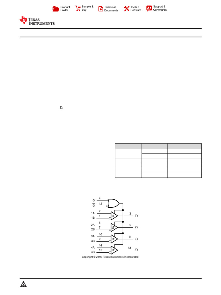 26LS32A Quad differential line receiver | PDF | Electrostatic Discharge ...