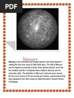 Mercury is the Innermost and Smallest Planet in the Solar System