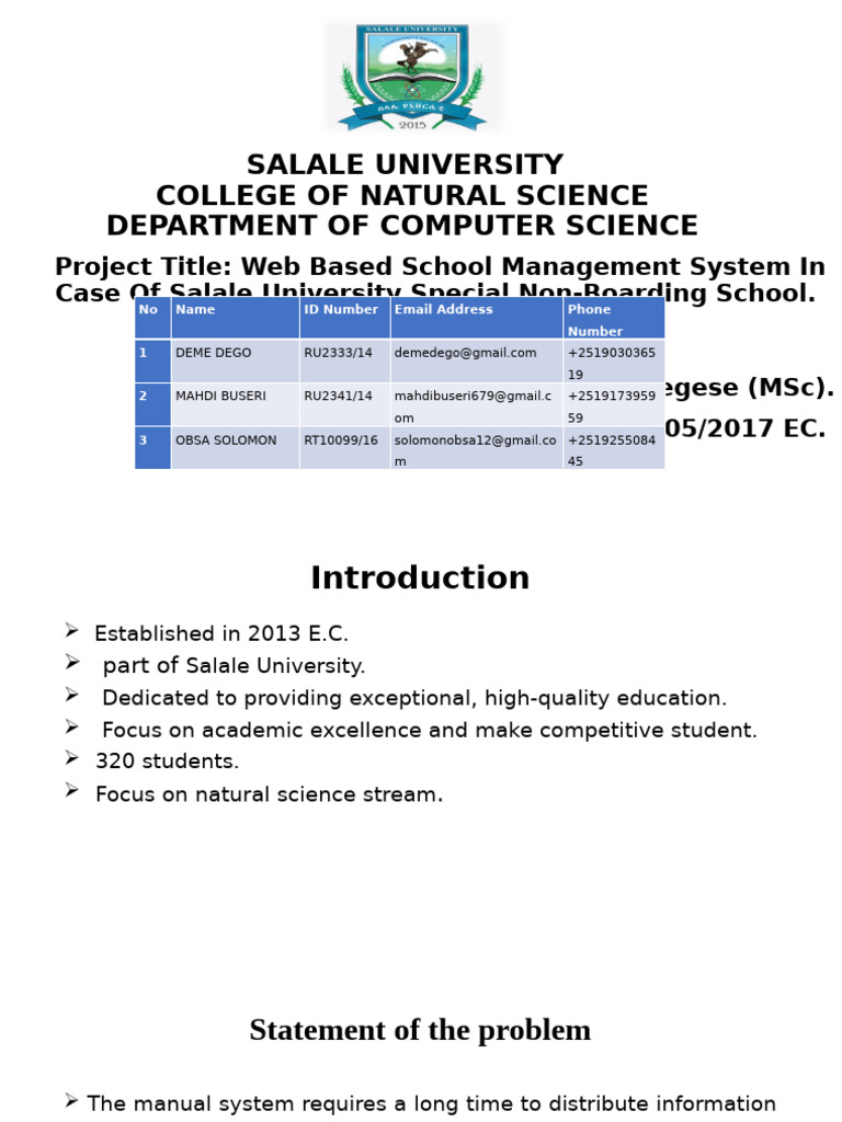 Web-Based School Management System | PDF | Usability | Databases