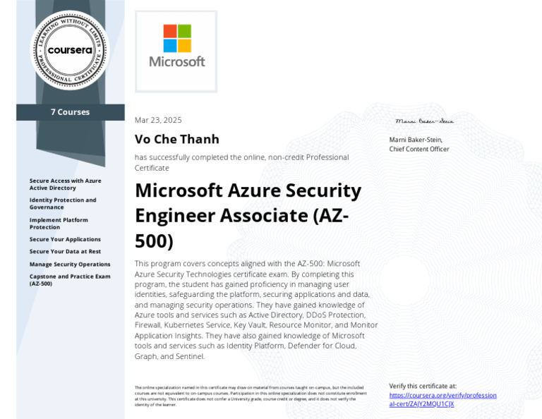 Coursera ZAJY2MQU1CJX | PDF | Microsoft Azure | Computer Science