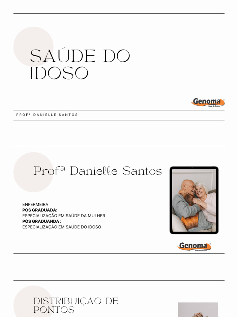 Cuidados e Saúde do Idoso | PDF | Envelhecimento | Enfermagem