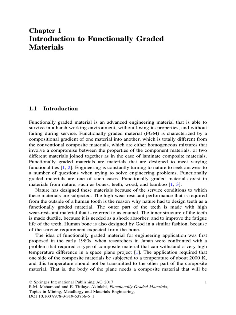 2017 - Introduction To Functionally Graded Materials | PDF | Composite ...