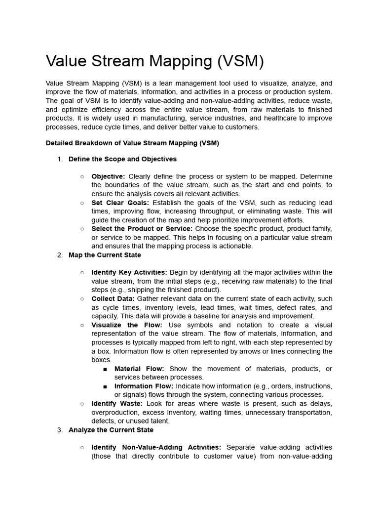 Module+5_article_Value+Stream+Mapping+(VSM) | PDF | Lean Manufacturing ...