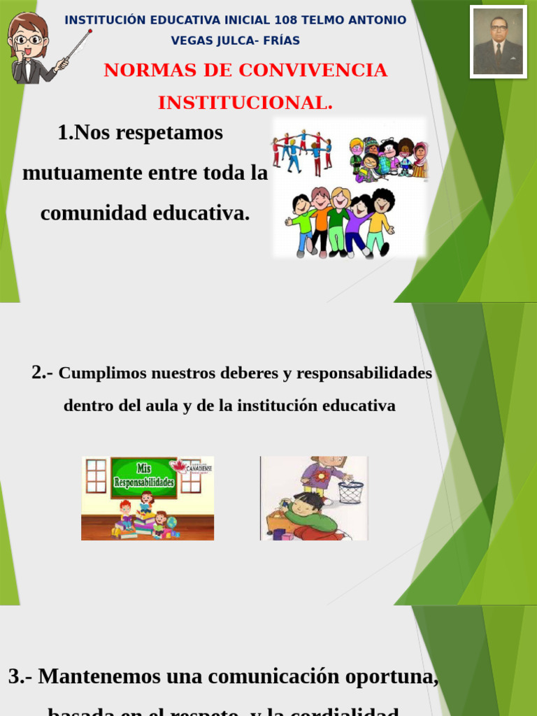Normas de Convivencia 2025 Ie 108 | PDF