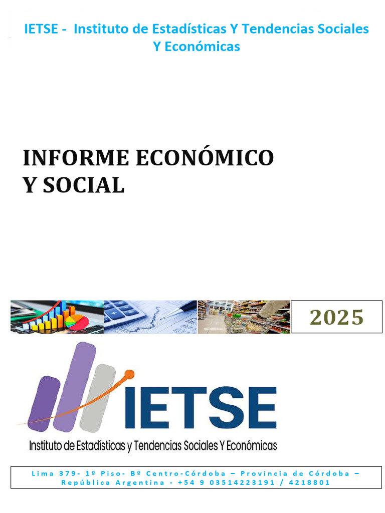 Informe Económico y Social 2025 | PDF | Pobreza | Pobreza e indigencia