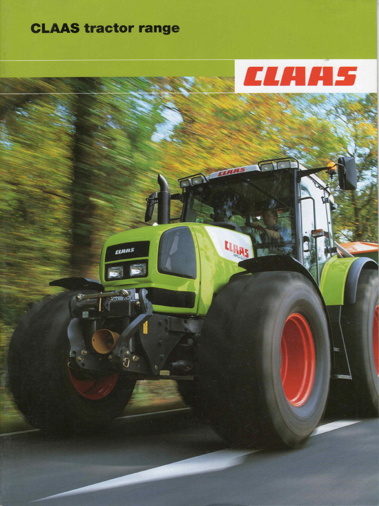 Claas Tractor Range 10-03 | PDF