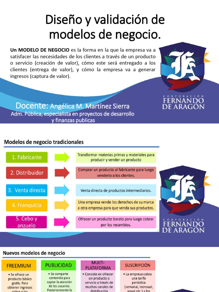 MODELOS Y PLAN DE NEGOCIO | PDF