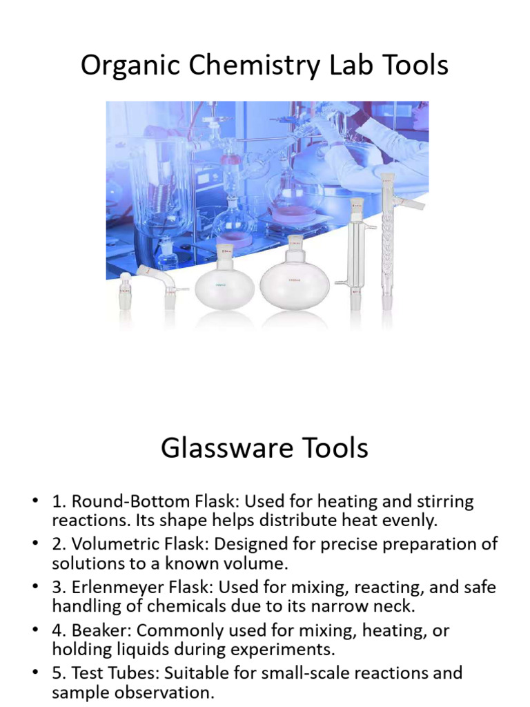 Essential Organic Chemistry Lab Tools | PDF