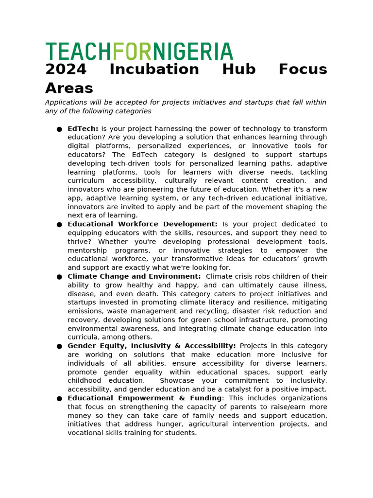 2024 EdTech and Education Initiatives | PDF | Educational Technology ...