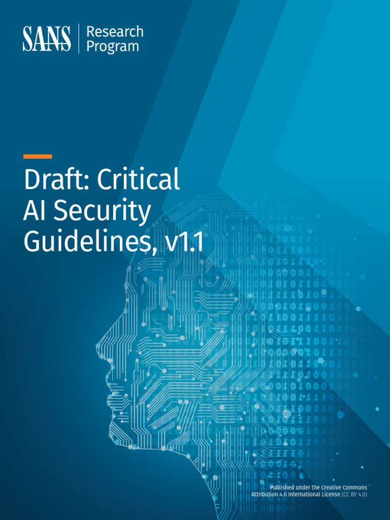 Critical AI Security Guidelines v1.1 | PDF | Artificial Intelligence ...