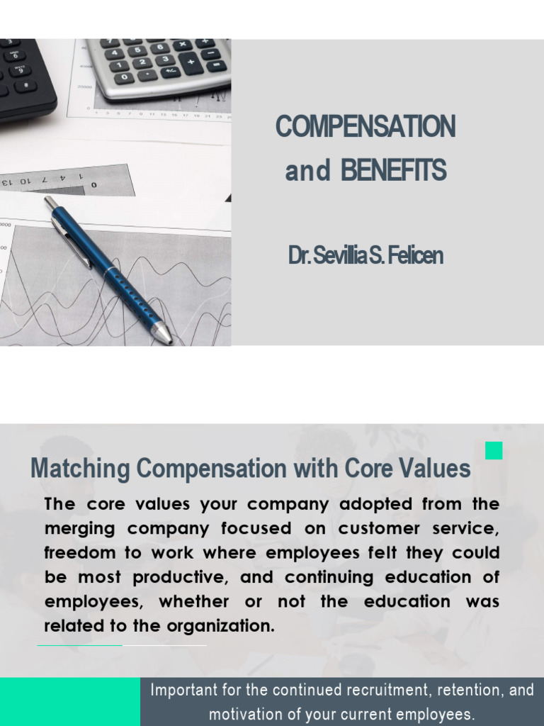 Compensation and Benefits 1st 2024 2025 | PDF | Compensation And ...