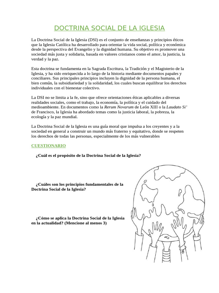 Doctrina Social de La Iglesia | PDF