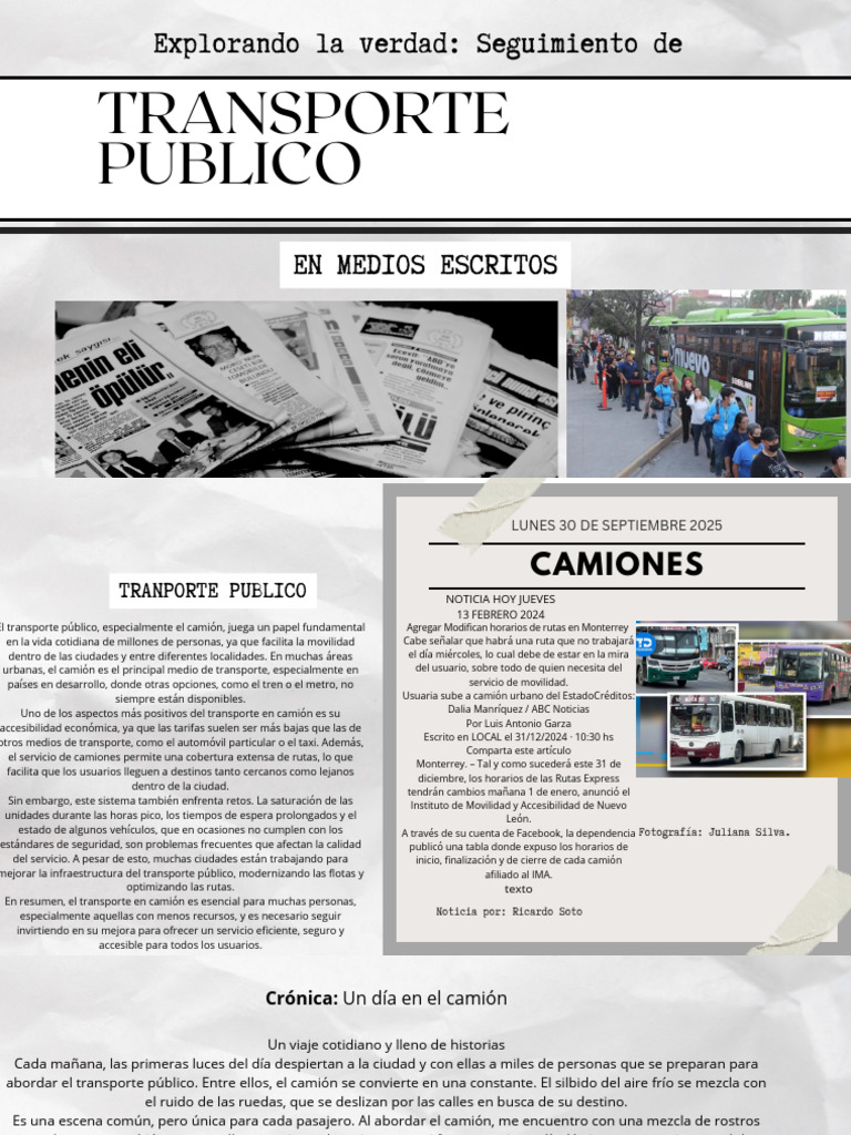 Transporte Publico | PDF | Transporte público | Transporte