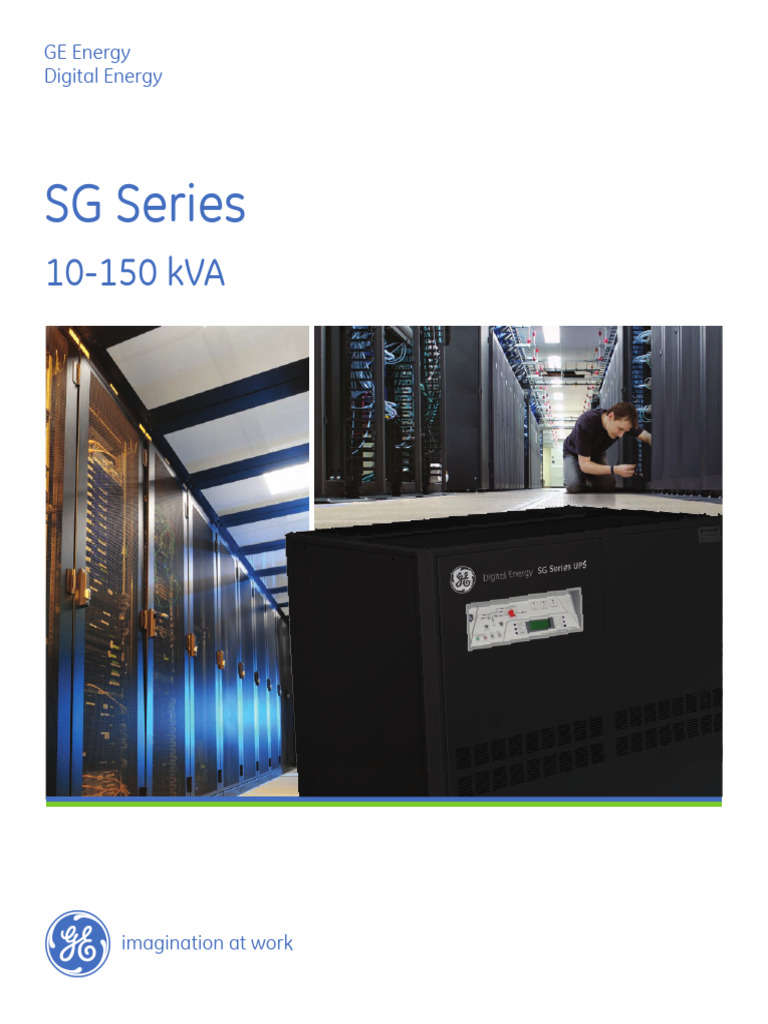 UPS-SG-Series-UL-10-150kvA | PDF | Generador eléctrico | Ingenieria ...