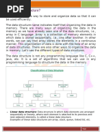 BCA 2nd Sem Data Structures Notes | PDF | Data Type | Data Structure