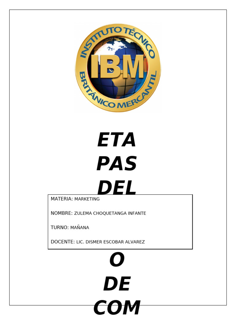 Etapas de Compra | PDF | Marketing | Consumo (economía)