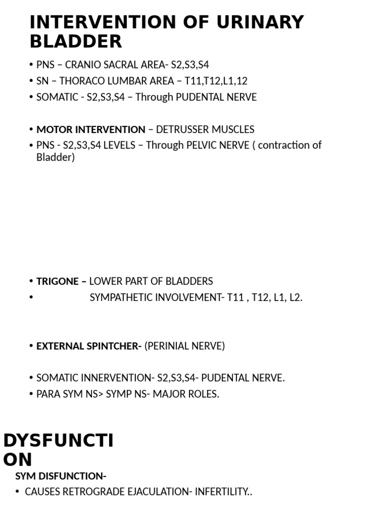 Neuro Bladder | PDF