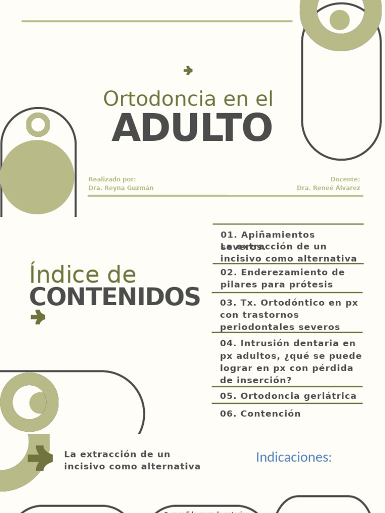 Ortodoncia en El Adulto. | PDF | Odontología | Anatomia dental