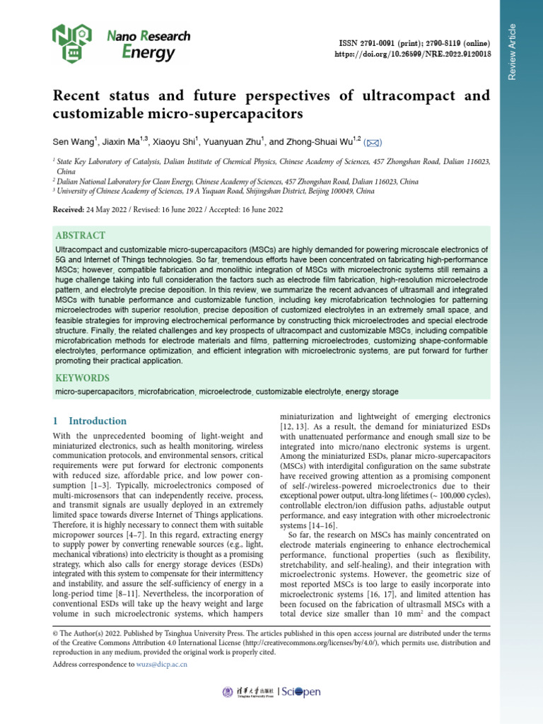2022 Recent Status and Future Perspectives of Ultracompact and ...