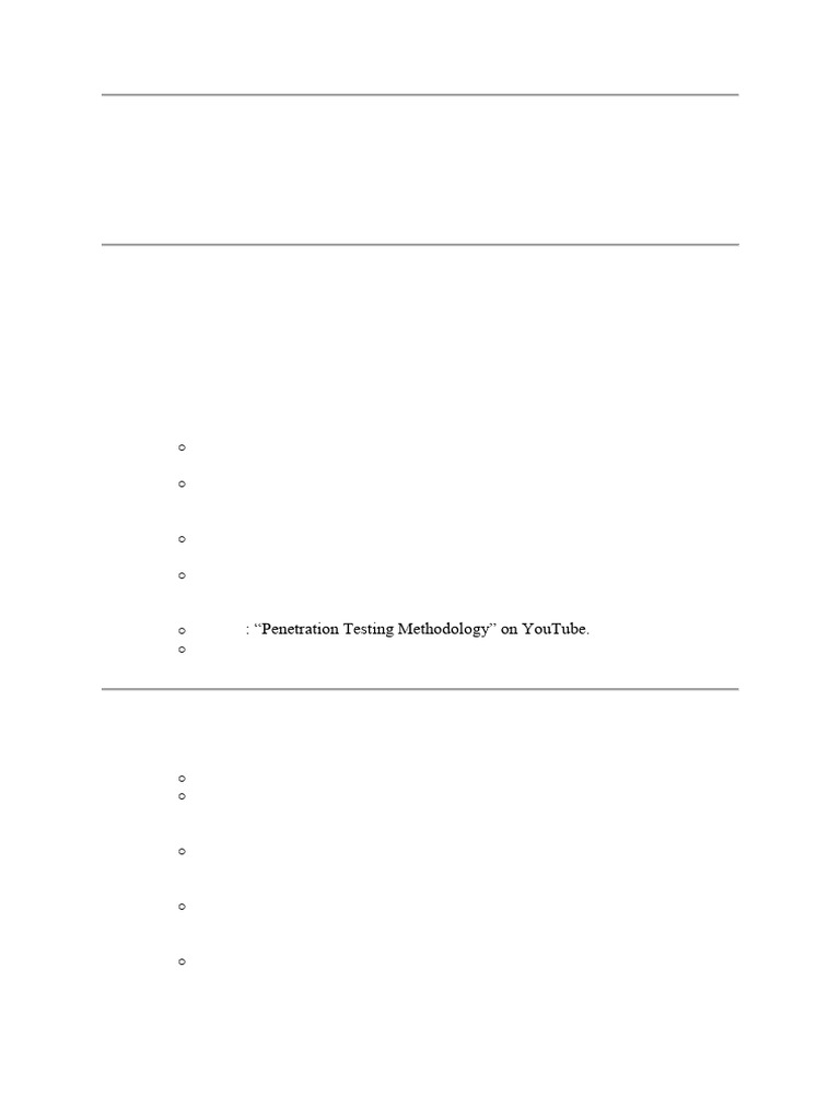 Capstone Project: Penetration Testing Guide | PDF | Penetration Test ...