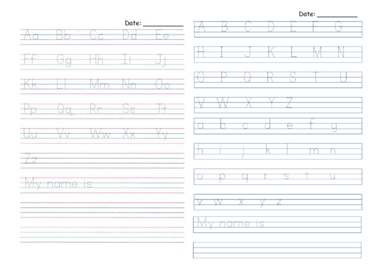 A To Z Template 2 | PDF