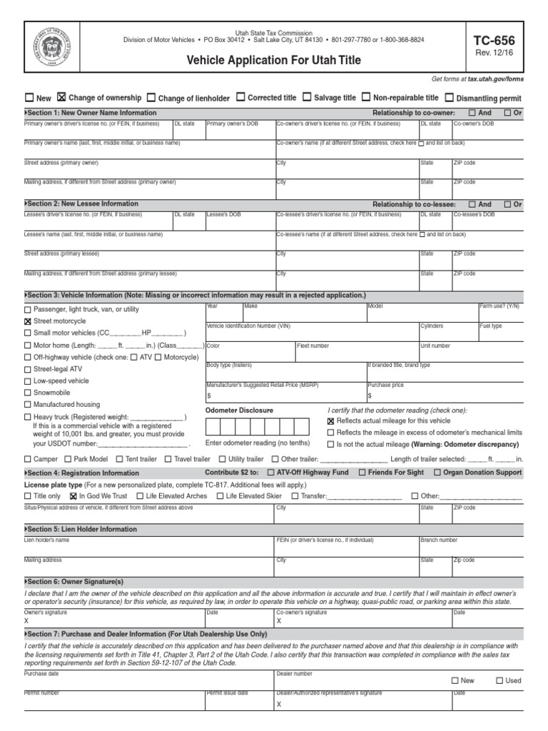 Registration Title Motorcycle | PDF | Trailer (Vehicle) | Driver's License