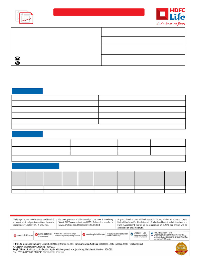 Detailed Statement: Plan Details | PDF | Insurance | Life Insurance