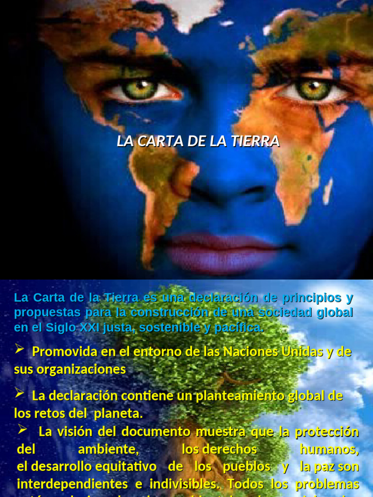 Principios de la Carta de la Tierra | PDF | Sustentabilidad | Derechos ...