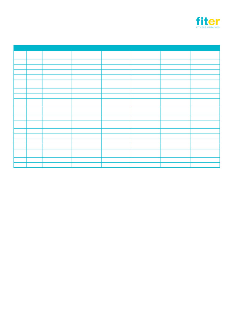 Horarios de Clases en Fiter Congreso | PDF