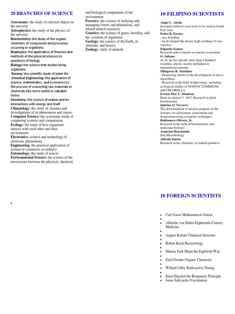 Worksheets Branches Of Science Worksheet 20 branches of science earth life sciences biology