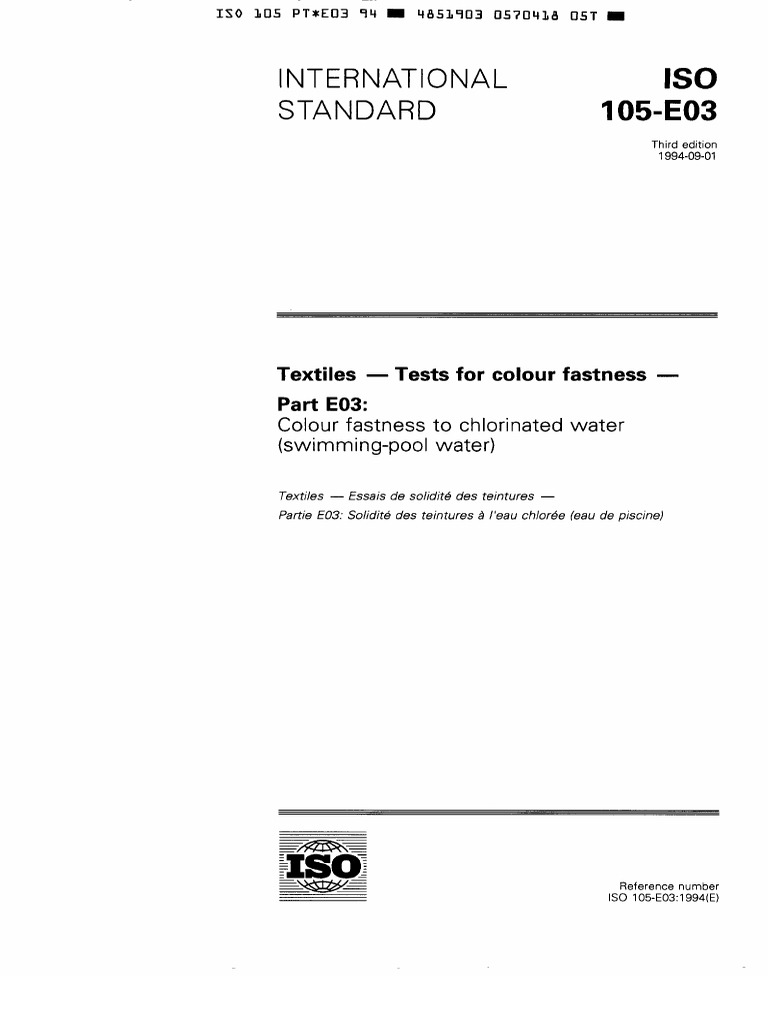 BZ Iso 105 E03. | PDF