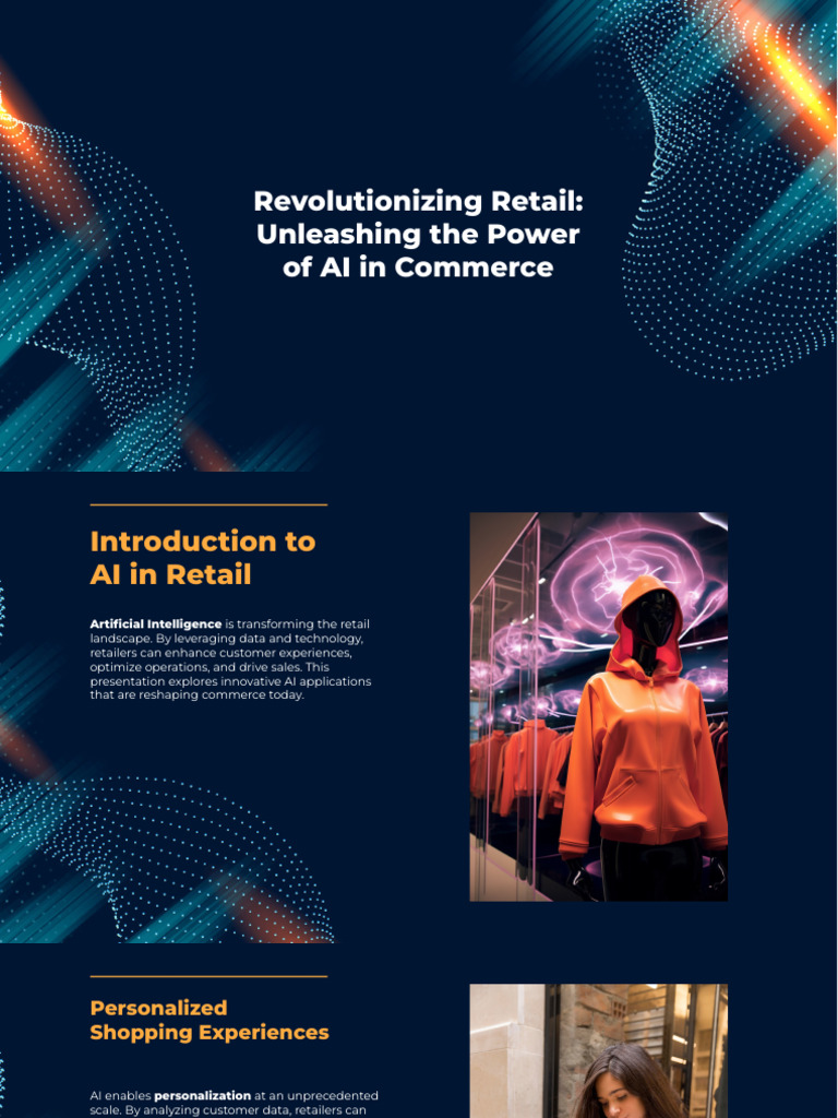 Slidesgo Revolutionizing Retail Unleashing The Power of Ai in Commerce ...